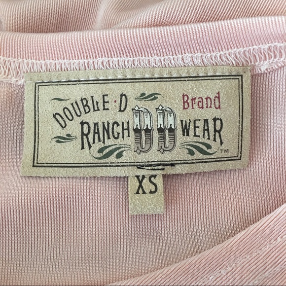 Double D Ranch Brand Pink Top - Picture 4 of 6
